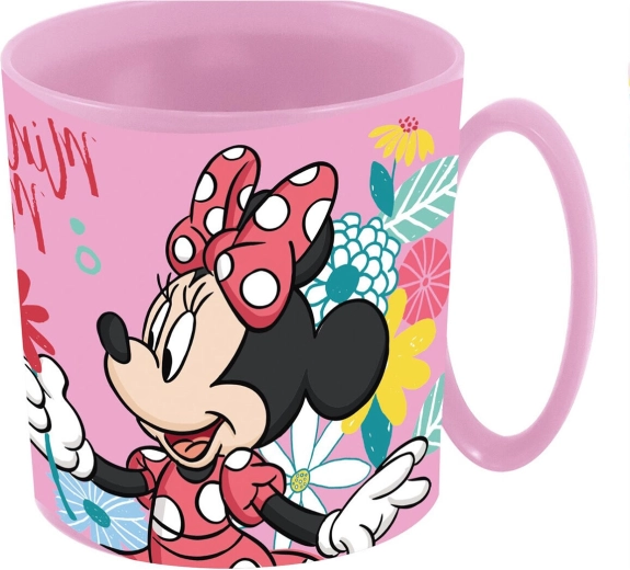 Cană pentru copii 350 ml Minnie, plastic, roz