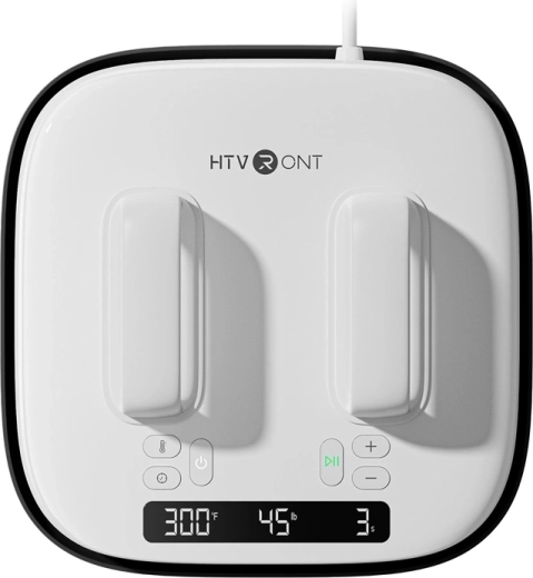 HTVRONT HPS08 presă termică 10 × 10" albă