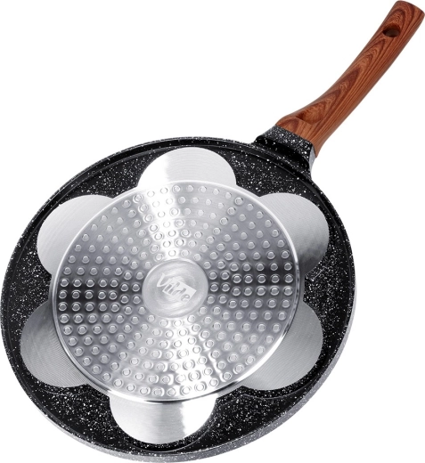 Compatibilă cu toate tipurile de plite, inclusiv inducție