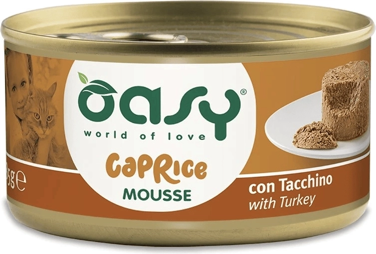 Oasy Caprice mousse cu carne de curcan 85 g