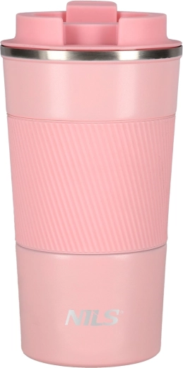 Cană termică roz NILS Camp 510 ml