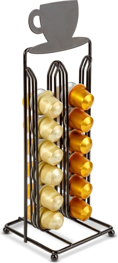 Suport metalic pentru capsule Nespresso, pentru până la 28 de capsule