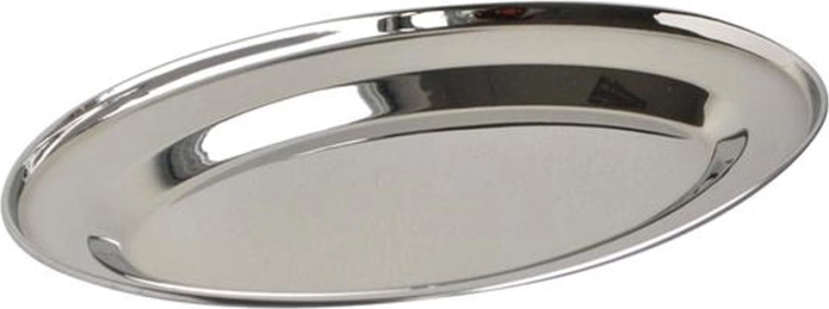 Tavă ovală din inox 20 cm
