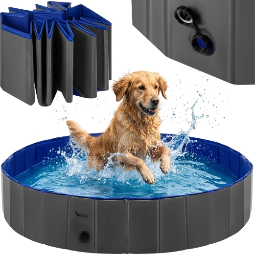 Piscină pliabilă pentru câine Purlov 160 × 30 cm - 1 bucată