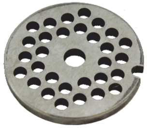 Sită pentru mașina de tocat nr. 5 din oțel mecanic de calitate, diametru 2,5 mm