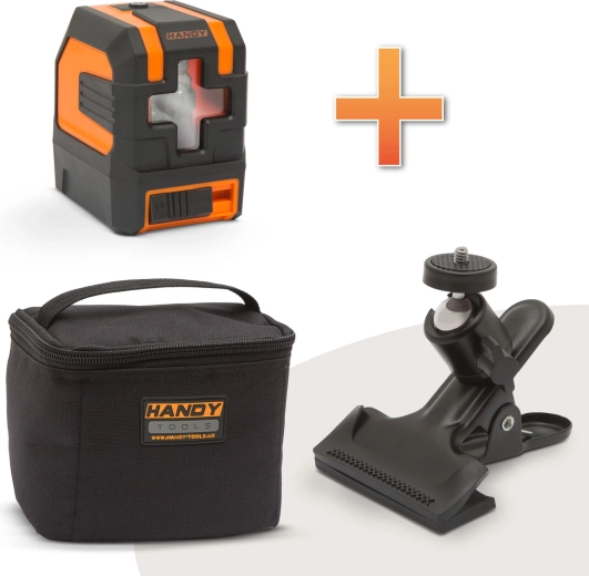 Nivela laser în cruce Handy Tools cu rază de acțiune de 10 m