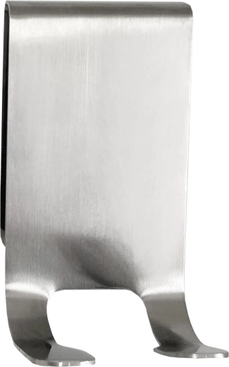 Cârlig pentru ușa cabinei de duș din oțel inoxidabil, argintiu, 8 × 4,5 × 1,5 cm