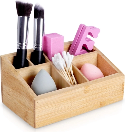 Organizator din bambus pentru cosmetice Eleganza