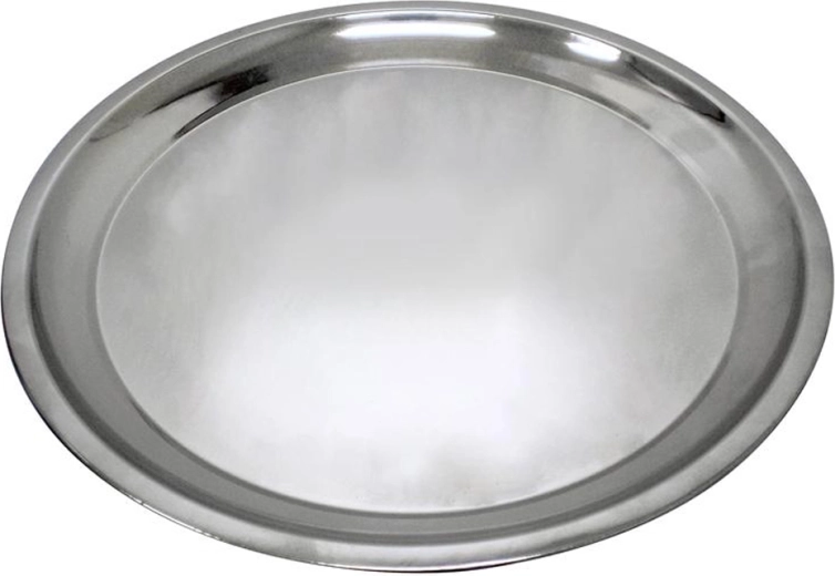 Tavă rotundă de servire din inox TORO 35 cm