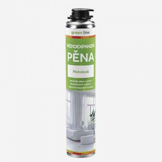 Spumă de montaj cu pistol cu expansiune redusă GREEN LINE 750 ml