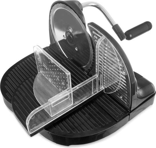 Feliator manual compact pentru pâine – negru