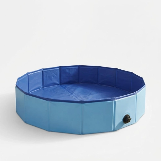 Piscină pliabilă pentru animale de companie 120 × 30 cm