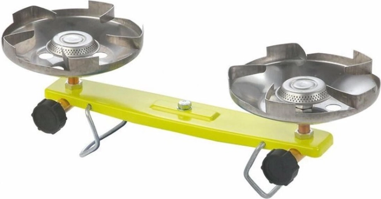 Aragaz PB PICAMP cu două arzătoare pentru camping