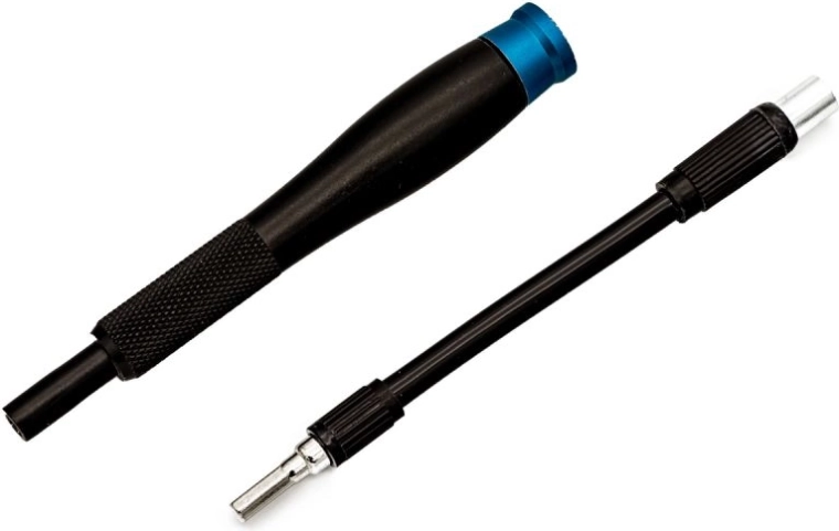 Mâner ergonomic și cap de prelungire