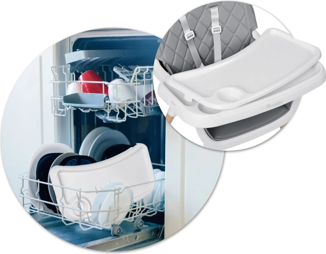 Tăviță detașabilă, curățare ușoară în mașina de spălat vase