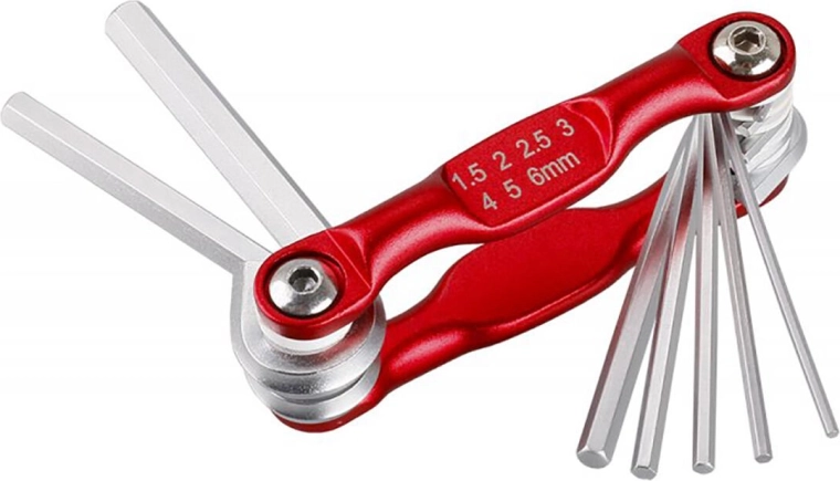 Set pliabil de chei imbus FESTA 1,5–6 mm, 7 piese