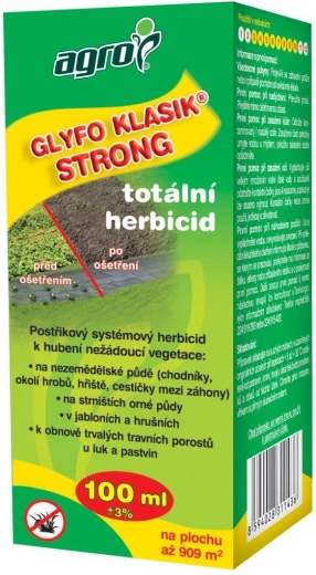 Agro Glyfo Klasik Strong erbicid total 100 ml