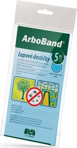 Placă adezivă ArboBand albastră (5 buc.)