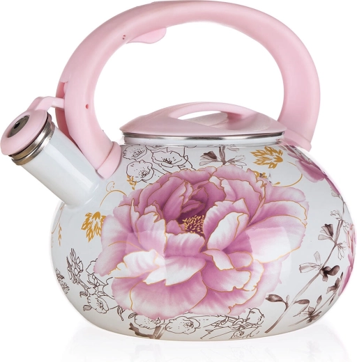 Ceainic emailat 3 l MAGNOLIA, diametru 22,5 cm