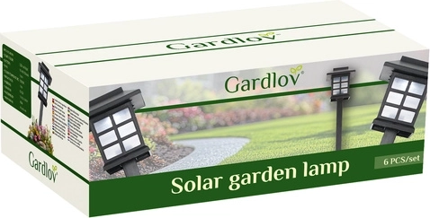 Lămpi solare LED de grădină Gardlov – set 6 buc.