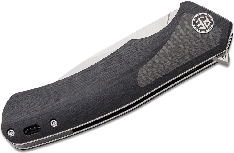 Mâner ergonomic G10 cu inserție din carbon
