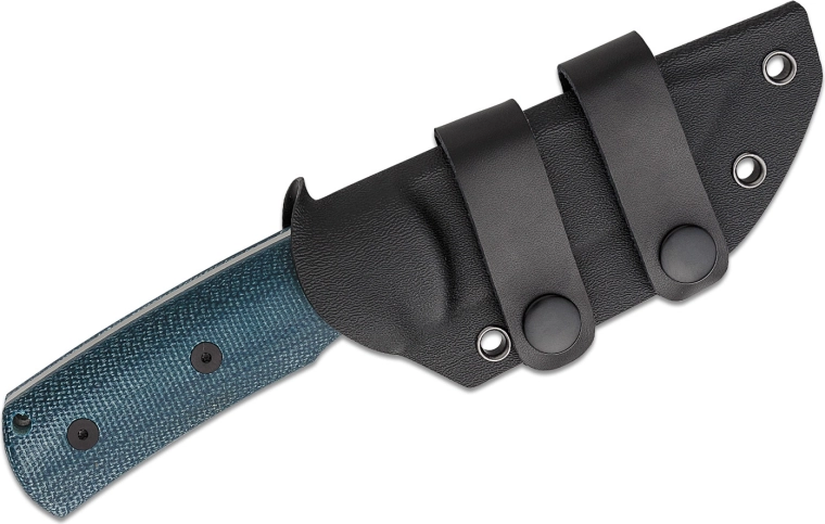 Micarta albastră ergonomică, cu priză sigură