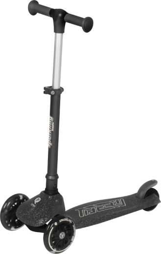 Trotinetă Qplay Sparkling black pentru copii 3+