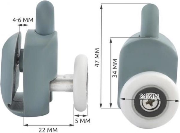 Compatibile cu sticlă 4–6 mm