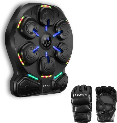 Țintă de box electronică HMS TB13 cu LED, Bluetooth și mănuși