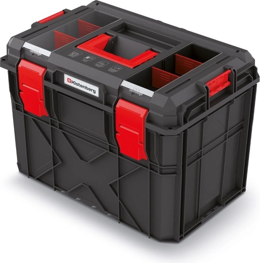 Geantă modulară pentru scule X-Block, 546 × 380 × 407 mm, negru