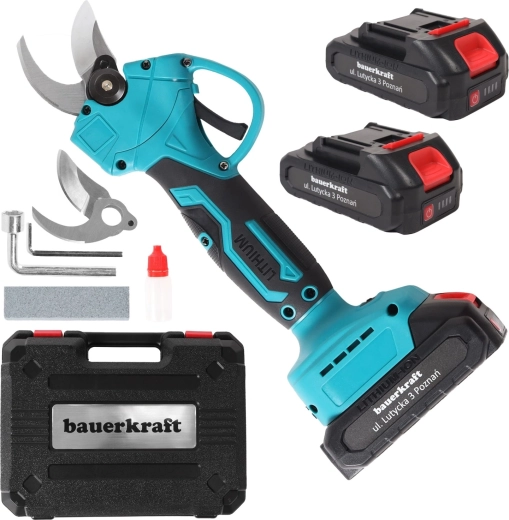 Foarfecă electrică de grădină cu acumulator 21 V pentru crengi și garduri vii