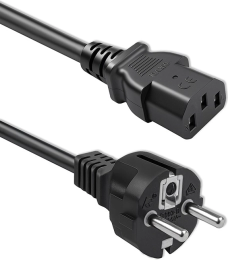 Cablu de alimentare Qoltec Schuko (CEE 7/7) – IEC C13, 3 m
