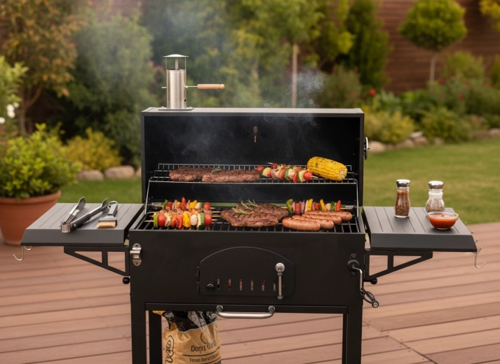 Grătar din fontă pentru căldură uniformă și gust intens