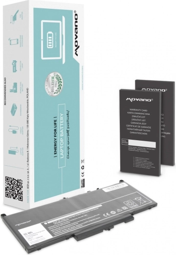 Baterie pentru laptop Dell Latitude E7270/E7470 Movano 7200 mAh (55 Wh)