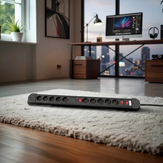 Două grupuri de prize cu întrerupătoare independente