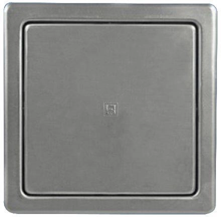 Ușiță de acces pentru cadă, inox, 150 × 150 mm