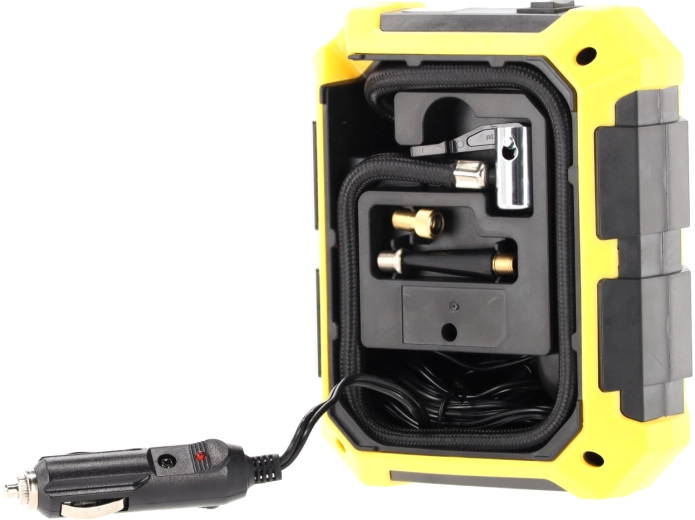 Depozitare integrată pentru cablu, furtun și duze