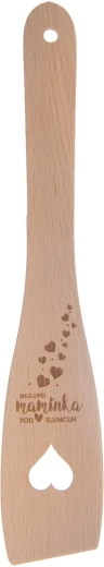 Spatulă de bucătărie din lemn, dreaptă, 30 cm „CEA MAI BUNĂ MAMĂ”