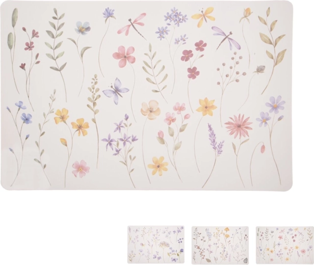 Suport de masă din UH cu flori de primăvară 43,5 × 28,5 cm mix