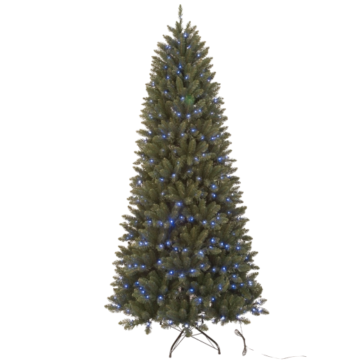 Brad artificial de Crăciun 210 cm verde smart LED multicolor - 1 bucată