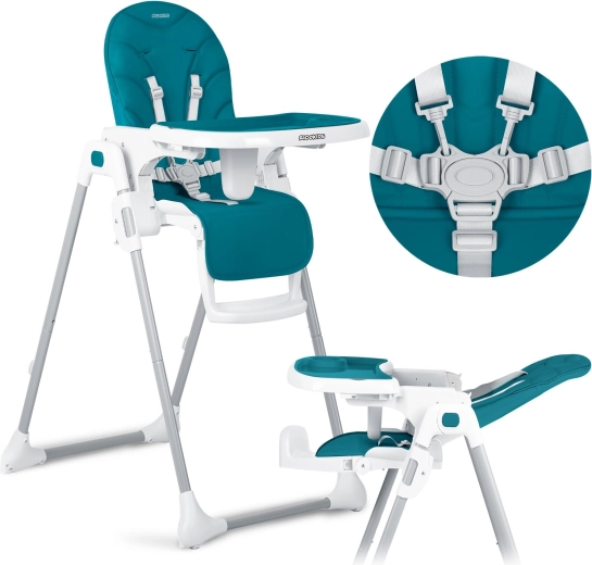 Scaun de masă Ricokids Tulo albastru