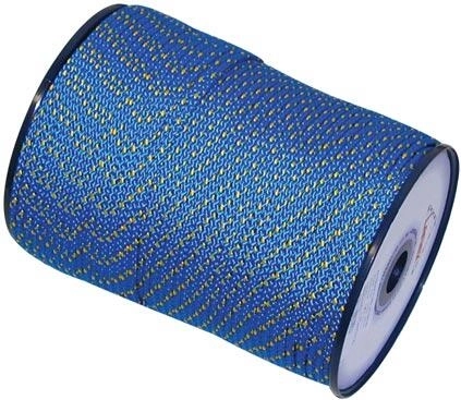 Sfoară împletită PP fără miez 4 mm, colorată, 200 m