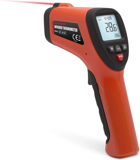 Termometru infraroșu digital cu laser, de la -50 până la +380 °C
