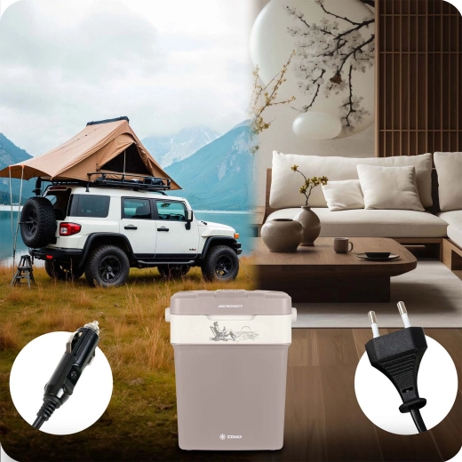 Alimentare duală 12 V/230 V pentru acasă și în călătorii