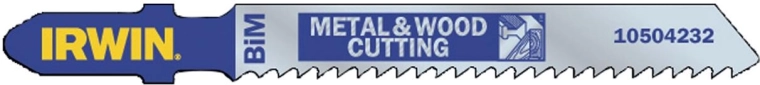 Set de pânze pentru ferăstrău vertical IRWIN BIM T345XF, 132 mm, pentru lemn și metal (5 buc.)