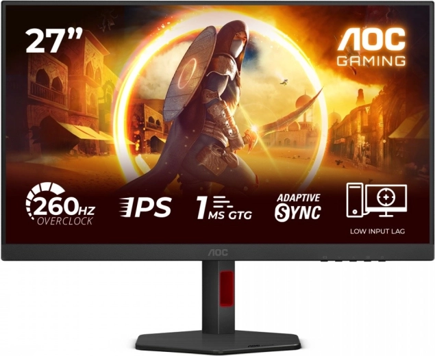 AOC 27" monitor de gaming Fast IPS 240 Hz cu pivot