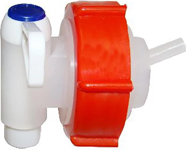 Capac cu robinet de scurgere pentru canistre 15–25 l și butoaie SDH 40–50 l, plastic