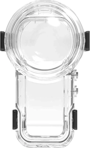 Carcasă impermeabilă Puluz până la 60 m, cu suport cu prindere rapidă pentru Insta360 X5 (transparentă)