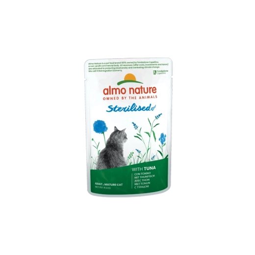 Almo Nature Holistic Sterilized Cat plic cu ton 70 g