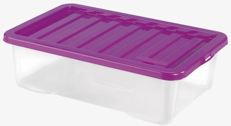 Cutie de depozitare din plastic cu capac HEIDRUN Quasar 30 l